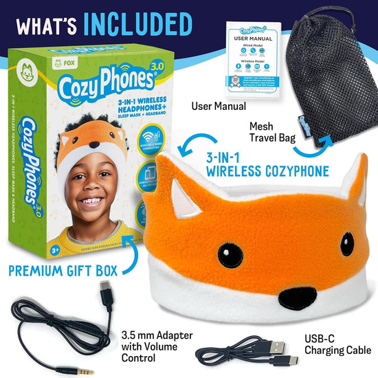 CozyPhones headphones with wireless design