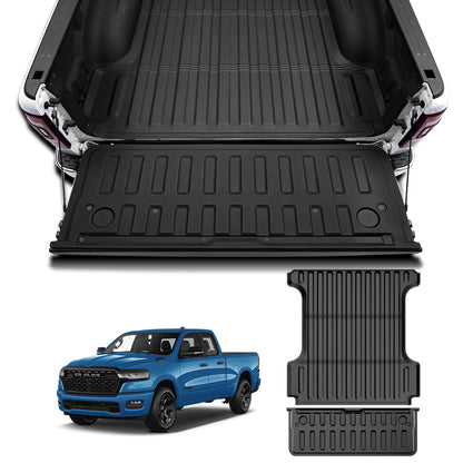 AOMSAZTO truck bed mat and tailgate liner for 2019-2026 Dodge Ram 1500 short bed