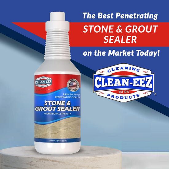 Clean-EEZ grout sealer — protects floors and showers from stainsClean-EEZ grout sealer — protects against stains for floors and showers