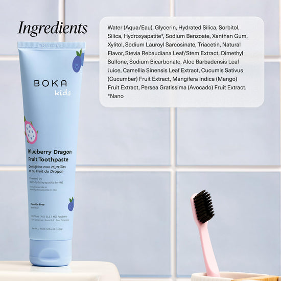 Boka toothpaste — Fluoride free with nano hydroxyapatite