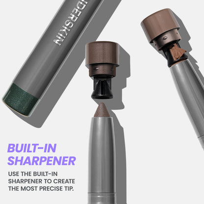 Wonderskin IYKYK Eyeshadow Stick — Longwear, budge-proof and waterproof shimmer stick with sharpener.