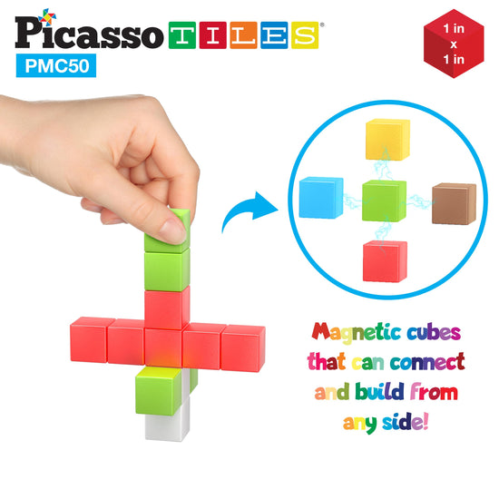 Toy building block — PicassoTiles Cube Paren1