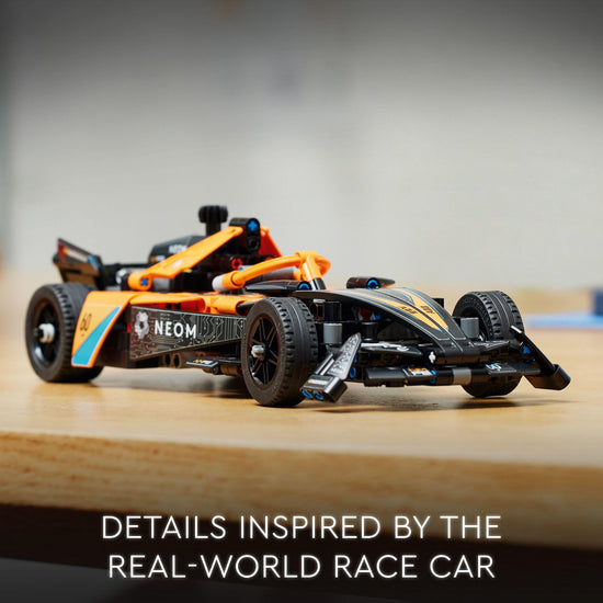 LEGO Technic building block set — McLaren Formula E race car with V10 engine 42169