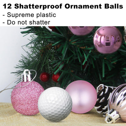 Hanging ornament — shatterproof large Christmas ball decorations for tree