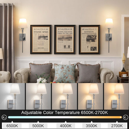 jengush wall light — battery operated sconce with remote dimmable bulb set of 2