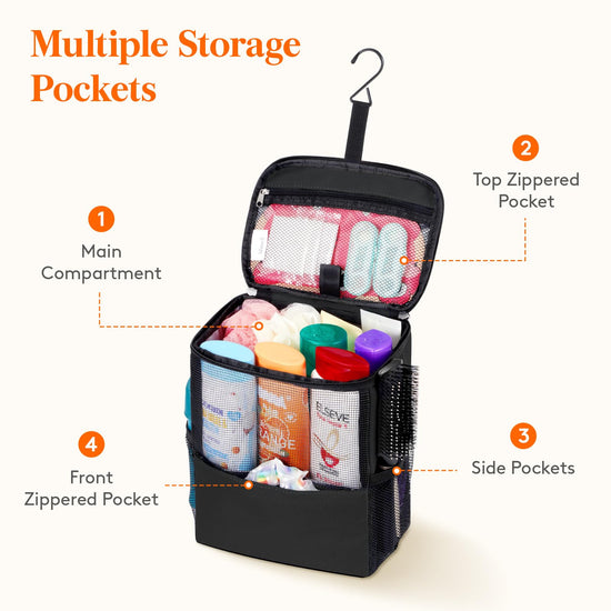Lifewit caddy — portable mesh shower organizer for travel and dorm essentials