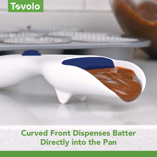 Tovolo food scoop — easy cupcake portioning tool