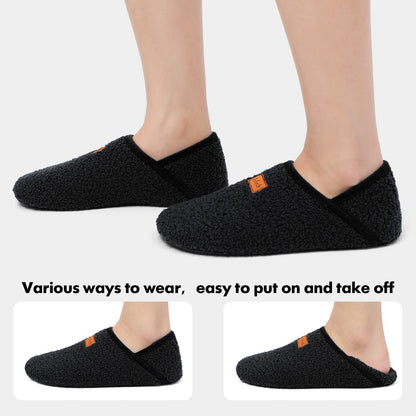 Xihalook slippers — Cozy sock shoes with soft rubber sole for indoor/outdoor use