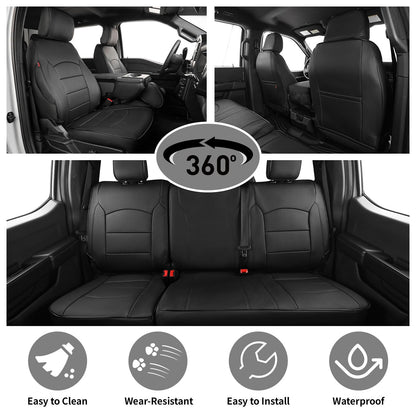EKR F150 seat covers — Custom fit faux leather for 2011-2014 Ford F150