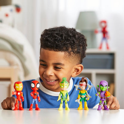 Toy figure — Spidey and his friends 5-pack with 4-inch action figures for kids 3+