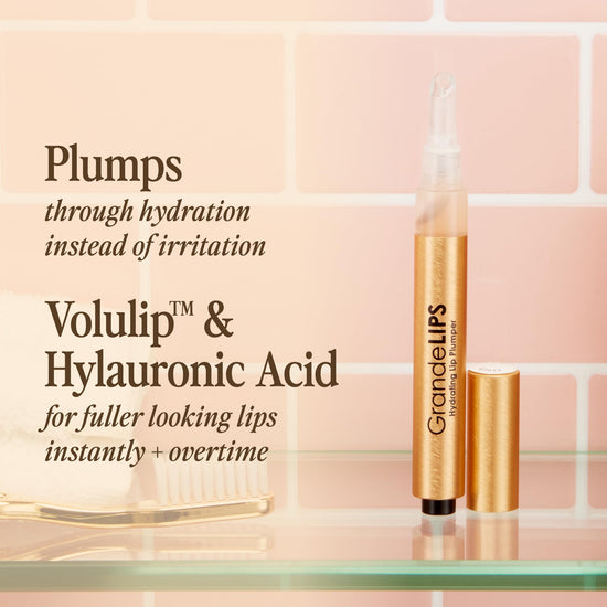 Grande Cosmetics GrandeLIPS lip color — hydrating plumper for fuller-looking lips