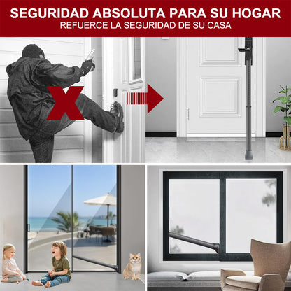 Doorstop — Heavy duty adjustable security bar for home and travel by AceMining