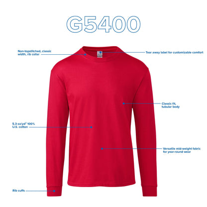 Gildan tunic — heavy cotton long sleeve, 2-pack