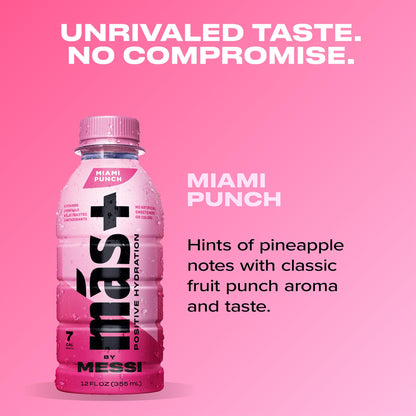 Drink flavored — Más+ by Messi Miami punch and berry multi pack 12-pack 12oz