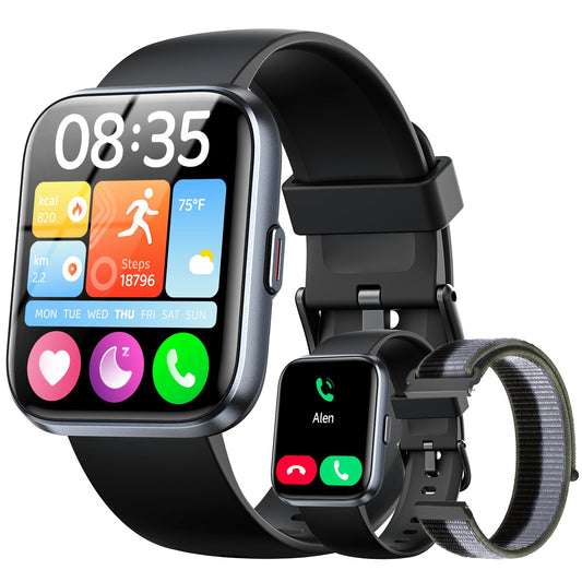 Wearable computer — Smart watch with Alexa, heart rate monitor and fitness tracker