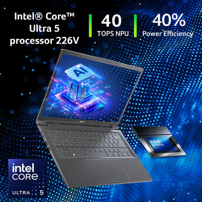 Notebook computer — Acer Aspire 14 with Intel Core Ultra 5 processor and 14 display