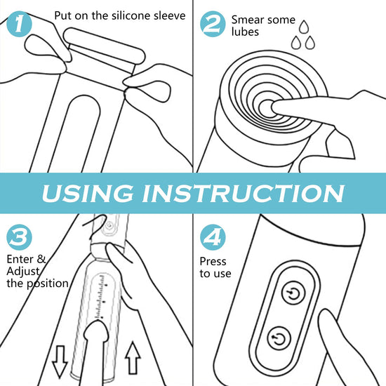 Medical-Grade Vacuum Erection Device for Erectile Electric Penis Enlarge Vacuum Pump with 4 Suction Male Genitalia Enlargement Rechargeable Automatic High-Vacuum Penis Enlargement Extend Pump