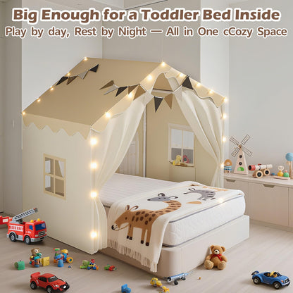 Collapsible play structure — Star light and padded mat included