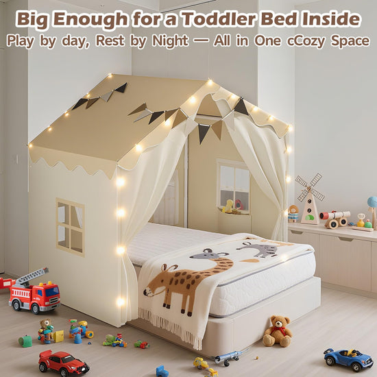 Collapsible play structure — Star light and padded mat included