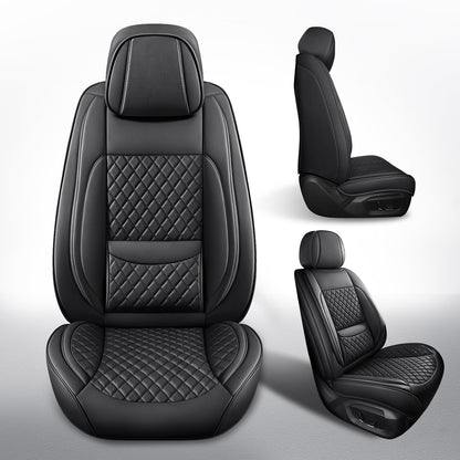 MIROZO vehicle seat cover — waterproof leather full set for cars and SUVs