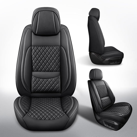 MIROZO vehicle seat cover — waterproof leather full set for cars and SUVs
