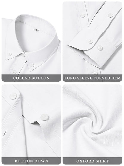 Shirt — Cotton long sleeve button down for work or casual wear