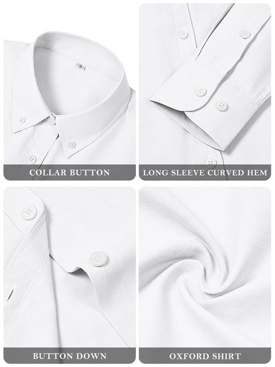 Shirt — Cotton long sleeve button down for work or casual wear