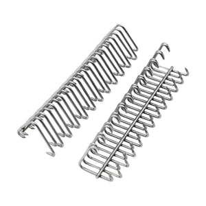 Mechanical belt — Stainless steel fasteners with 24 hooks, 200 strips per box