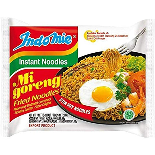 Indomie noodles — Mi goreng instant stir fry variety