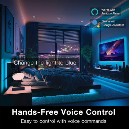 DAYBETTER string lights — Smart WiFi RGB color changing for home decor
