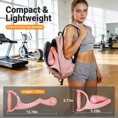 SOHIDAS Arm Workout for Men and Women Weighted Ropeless Battle Rope for Home Gym Arm Trainer Workout Fitness Equipment 360° Hand-Crank Forearm Trainer for Full-Body HIIT, Low-Impact Aerobic Training
