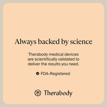 TheraGun massager — quiet deep tissue therapy with Bluetooth connectivity