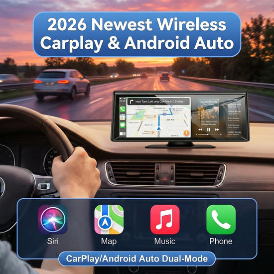 AV receiver — Apenet wireless CarPlay screen with Apple CarPlay and Android Auto