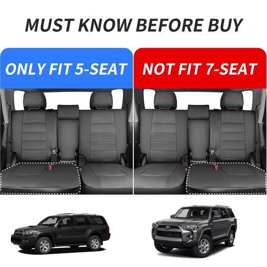 coverdream 4Runner seat covers - Custom fit for 2010-2024 Toyota 4Runner