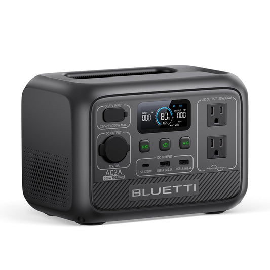 Electricity generator — 204Wh LiFePO4 battery backup with fast recharging