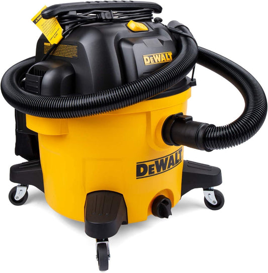 DEWALT vacuum cleaner — 9 gallon poly wet/dry design for workshop and jobsite.
