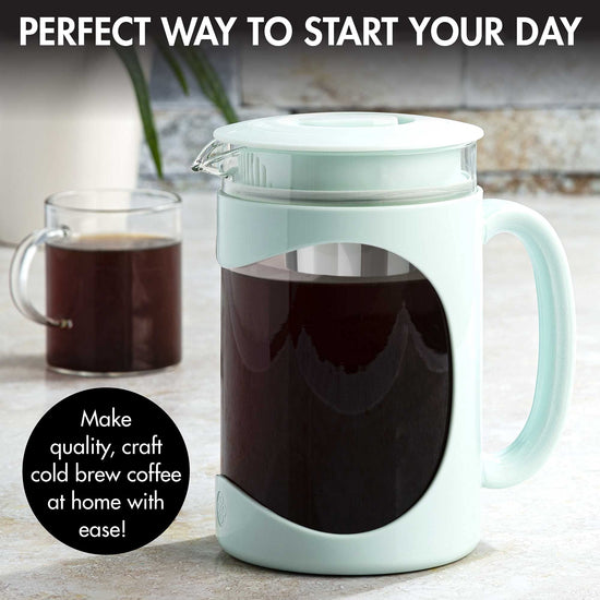 Primula Burke cold brew coffee maker — durable glass carafe with comfort grip handle