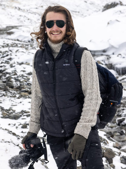 ORORO heated vest — lightweight and rechargeable