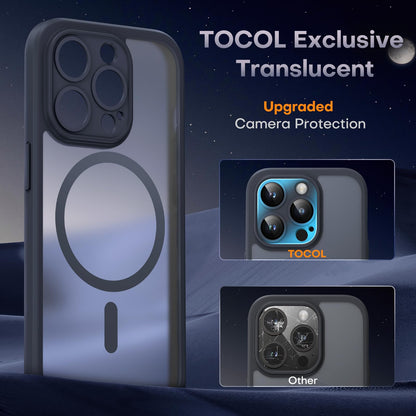 TOCOL cellular phone case — Magnetic design with crossbody lanyard and camera protection