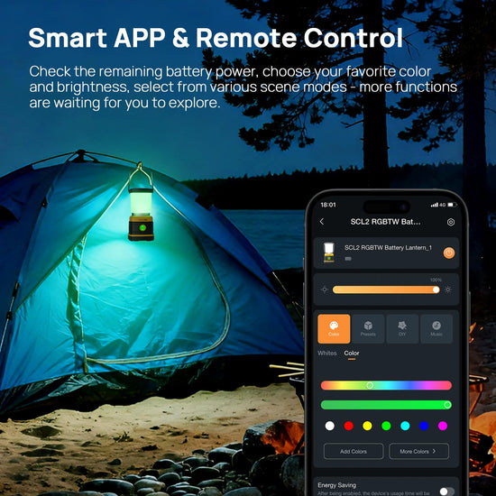 Consciot electric lantern — 1000LM battery powered camping light