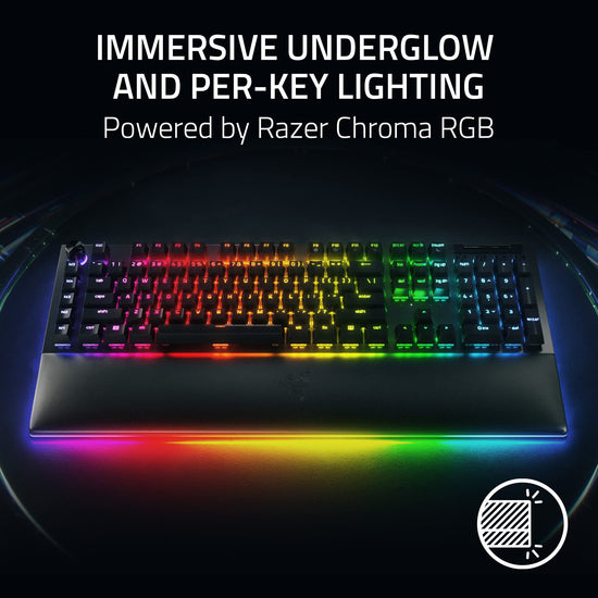 Razer BlackWidow V4 — mechanical gaming keyboard with customizable RGB lighting