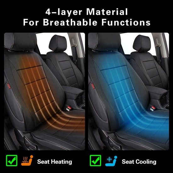 EKR seat covers — custom fit faux leather for Hyundai Ioniq 5 2022-2026