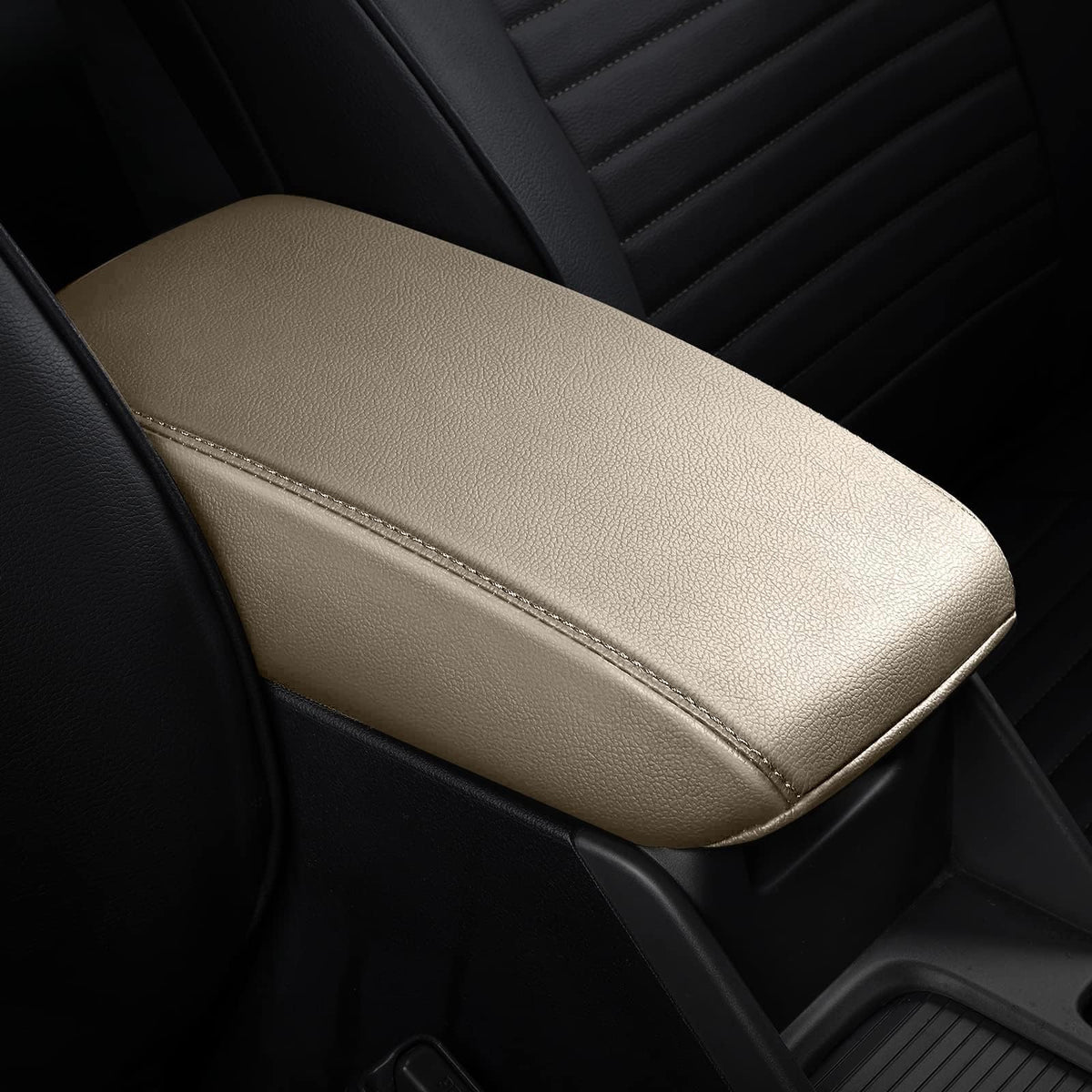 AOMSAZTO armrest - Beige leather console for Toyota Camry 2012-2017