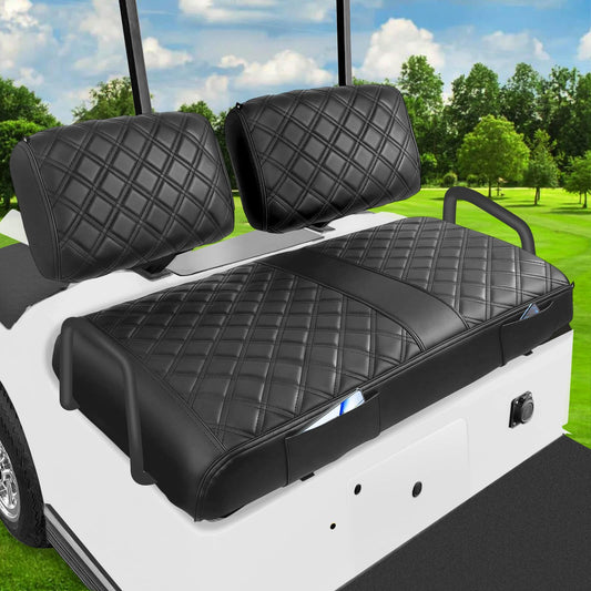 Vehicle seat cover — Comfortable vinyl leather design for Yamaha golf carts