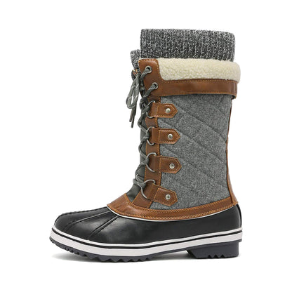Boot — Mid-calf waterproof winter snow design from DREAM PAIRS