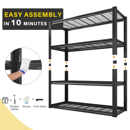 REIBII shelf — Heavy duty garage shelving 40 W x 59.5 H x 19.5 D