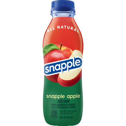 Juice and juice drink — Snapple apple juice, 16 fl oz, pack of 12 bottles