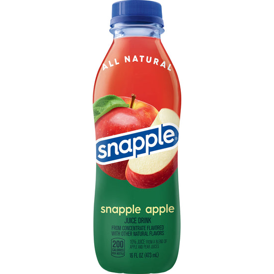 Juice and juice drink — Snapple apple juice, 16 fl oz, pack of 12 bottles