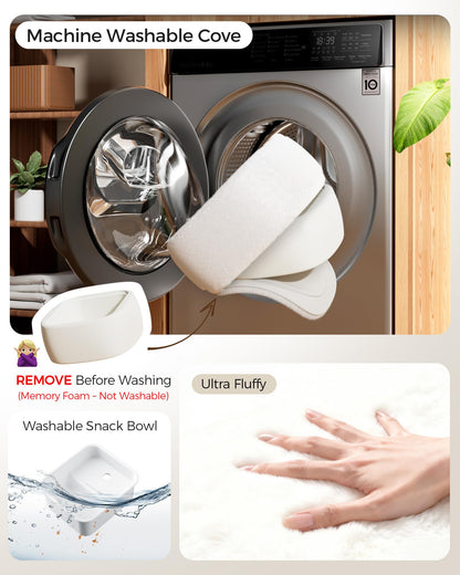LULULOOK portable electronic device stand with snack bowl and foldable arm