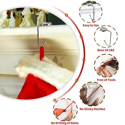 TEMPORARY_HANGER_HOOK — Non-slip metal stocking hangers for mantle by 365park